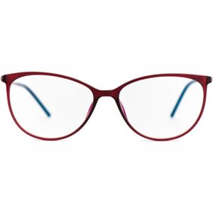 eyerim collection Elara Shiny Crystal Burgundy Screen Glasses - ONE SIZE (54)