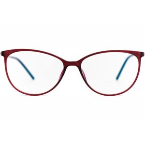 eyerim collection Elara Shiny Crystal Burgundy Screen Glasses - ONE SIZE (54)