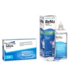 Bausch & Lomb SofLens 59 (6 čoček) + ReNu MultiPlus 360 ml s pouzdrem