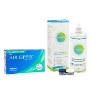 Alcon Air Optix for Astigmatism (6 čoček) + Solunate Multi-Purpose 400 ml s pouzdrem