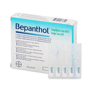 Oční kapky Bepanthol 20x 0,5 ml